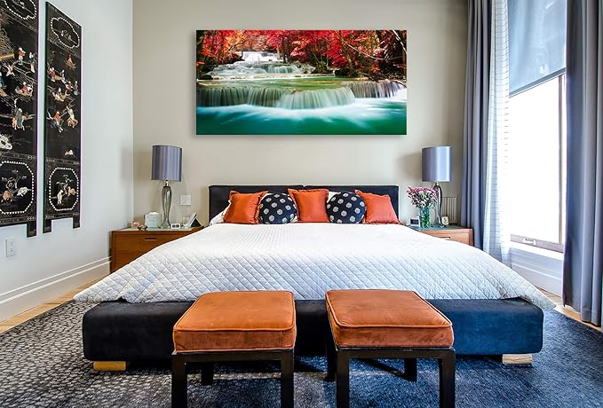 Cao Gen Decor Art-S05175 Wall Art 1 Pieces Waterfall Canvas Print Landscape