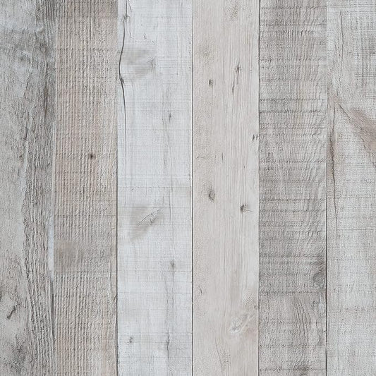 Wenmer Grey Wood Shiplap Peel and Stick Wallpaper