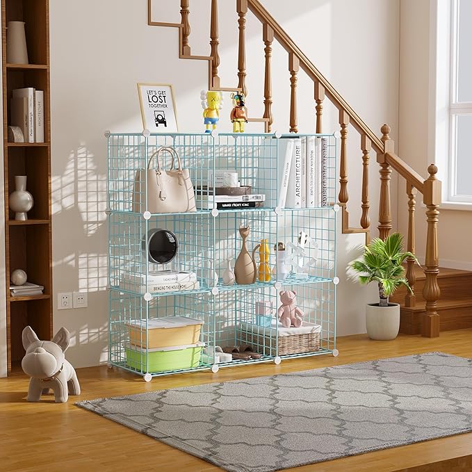 C&AHOME Wire Cube Storage, 9