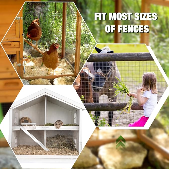 Tatuo Hardware Cloth 1/2 Inch 60in x 50ft Hot Dip Galvanized After Welded Cage Mesh Rolls 21 Gauge Metal Chicken Wire Mesh Roll Wire Fencing Poultry Netting for Raised Garden Rodent Animals