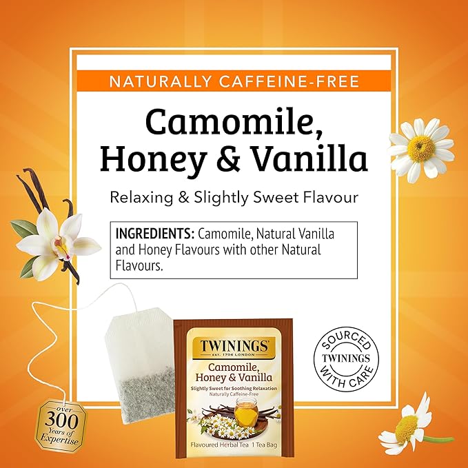 Twinings Tea Chamomile Honey and Vanilla Tea, 20 ct