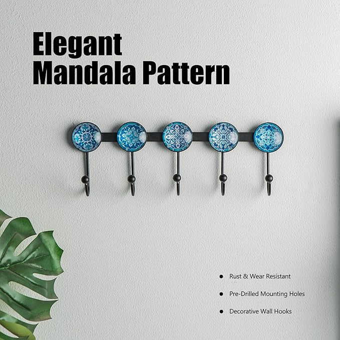 Boho Coat Rack Wall Mounted