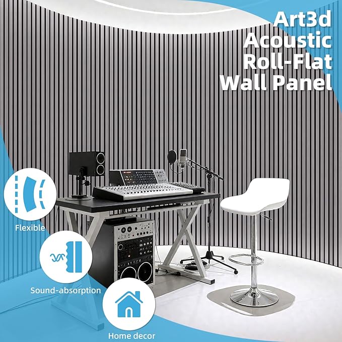 Art3d Acoustic Wood Slat Wall Panel