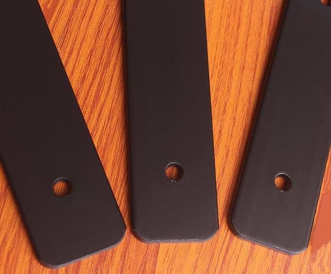 12 Pack - 4 inch Black Hidden L Shelf Bracket Iron Floating Shelf Brackets