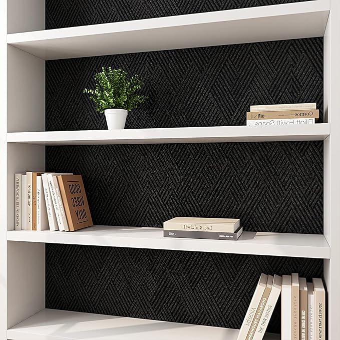 Decotalk Black Textured Wallpaper Textured Wall Paper