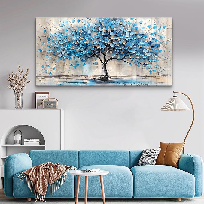 Lapremoly Textured Abstract Wall Pictures Artwork Large Wall Decor