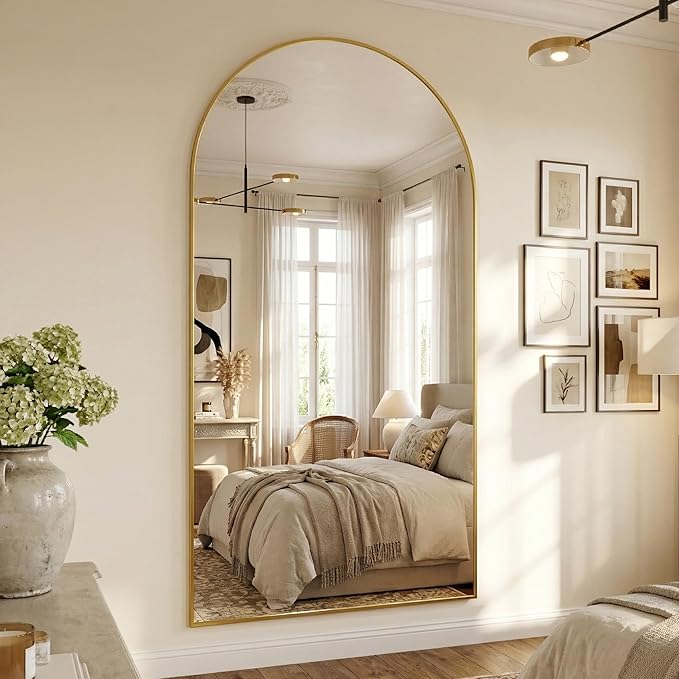 Suidia 88"x44" Arched Full Length Mirror
