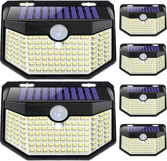 HMCITY 120 LED Outdoor Solar Lights