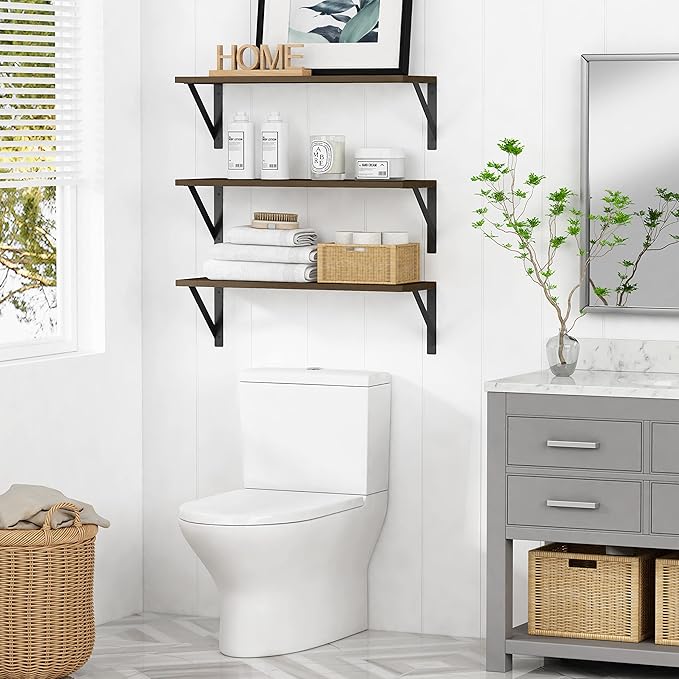 Forbena 24 Inch Long Floating Shelves