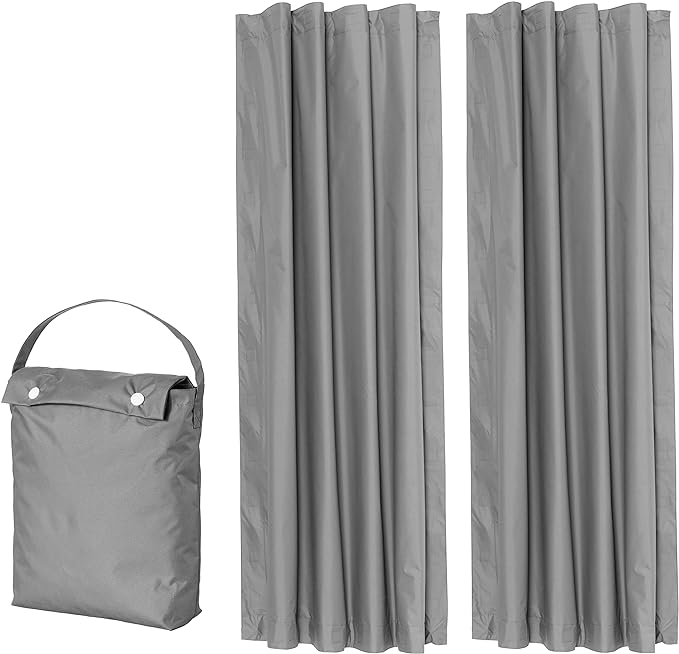 Amazon Basics Portable Energy Saving Noise Reducing Blackout Curtain Shade