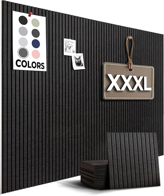 WALLHERO Large Bulletin Board, Tack Board, Cork Board Alternative