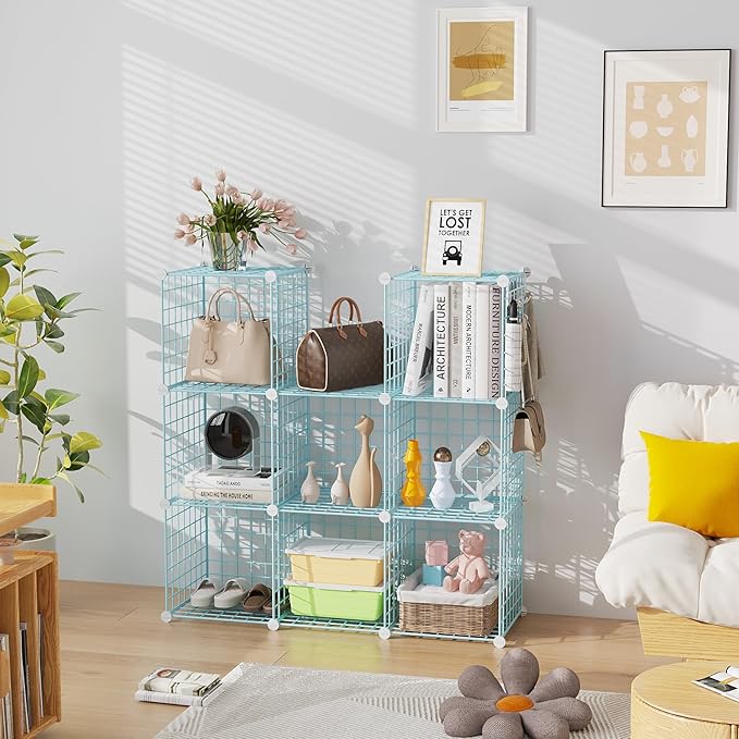 C&AHOME Wire Cube Storage, 8
