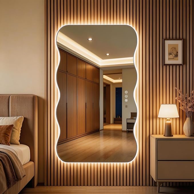 Hasipu Wavy Full Length Mirror