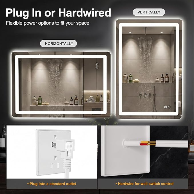 AMOISE Bathroom Vanity Mirror