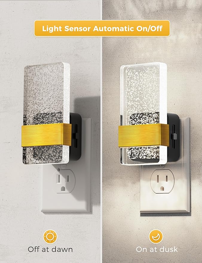 L LOHAS LED Night Light, Night Lights Plug Into Wall, Decorative Night Lights