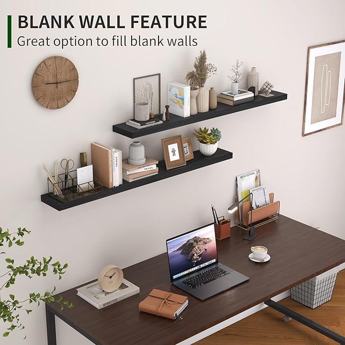 Marsmiles Wood Floating Shelves
