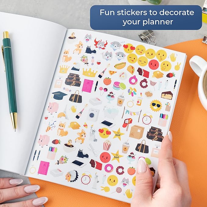 Planner Stickers by Clever Fox - 1,500+ Productivity, Budget, Fitness, Mom, Student, Classic, Number, Holiday Stickers for Your Monthly, Weekly & Daily Planner, Calendar or Journal (Classic Pack)