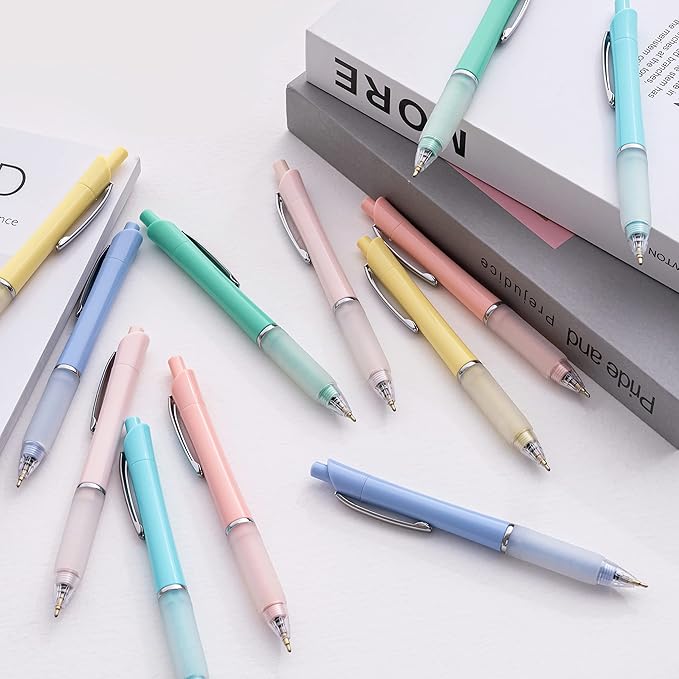 Aisibeiger Ball Point Pen Black Ink Ballpoint Pens Medium Point 1.0mm Office Pens(18 pack)