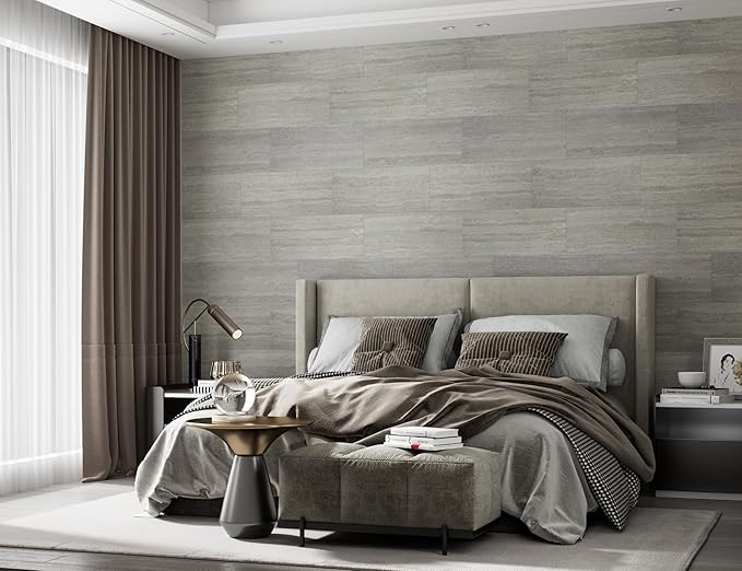 SINGULARWOOD 15pcs/26.46 sq ft Soft Stone Wall Tiles, Flexible Travertine Rock