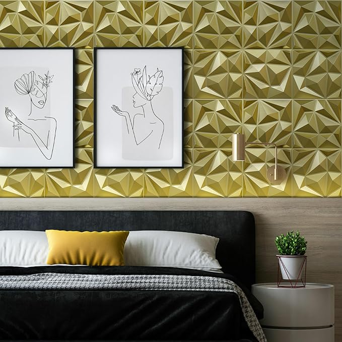 LEVOWAY 33 Pack Decorative 3D Wall Panels