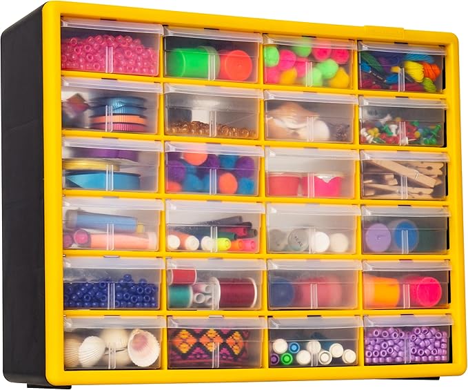 Akro-Mils 24-Drawer Plastic Drawer Storage Cabinet