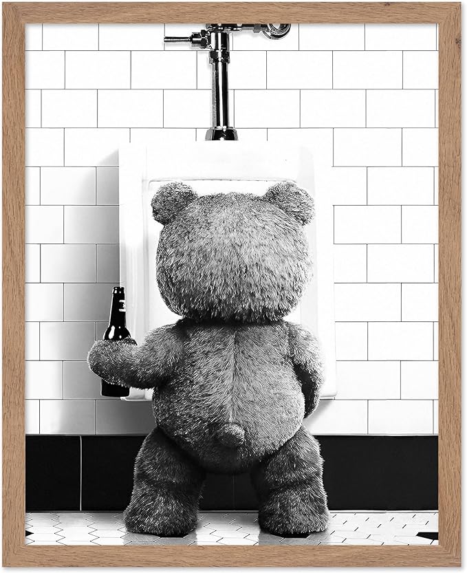 Poster Master Funny Teddy Bear Print