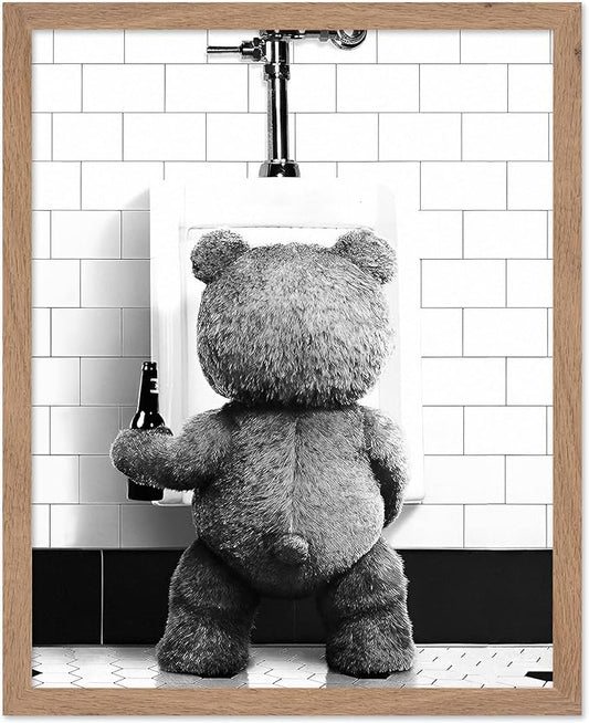Poster Master Funny Teddy Bear Print