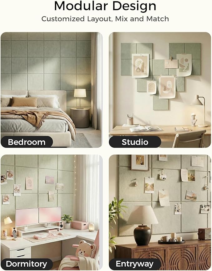Aothia Felt Bulletin Board Tiles