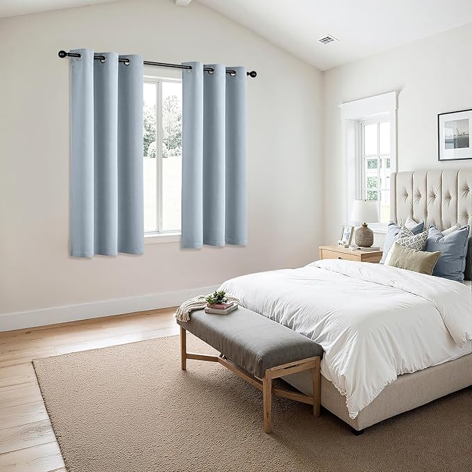 MIULEE Blackout Curtains for Bedroom Living Room 2 Panels, Thermal Insulated