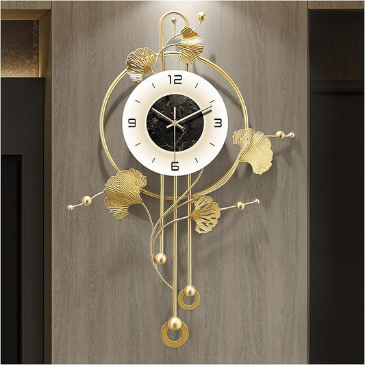 Wall Clock, Large Gold Wall Clock