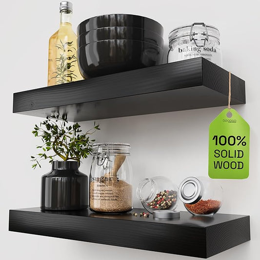 BAOBAB WORKSHOP Wood Floating Shelves