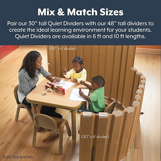Children’s Factory 30" x 6' Quiet Divider