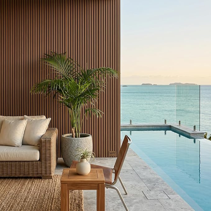 From Plain to Beautiful in Hours WPC Exterior Wall Slat Panels Waterproof