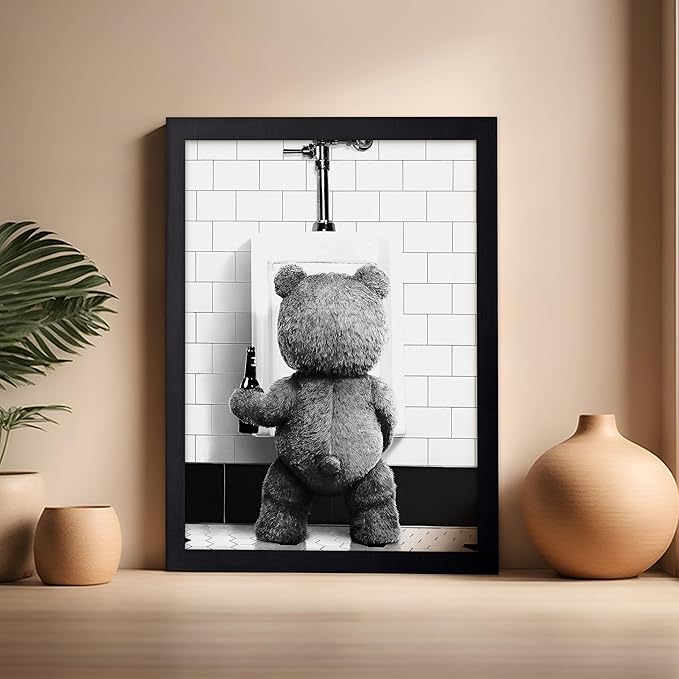 Poster Master Funny Teddy Bear Print