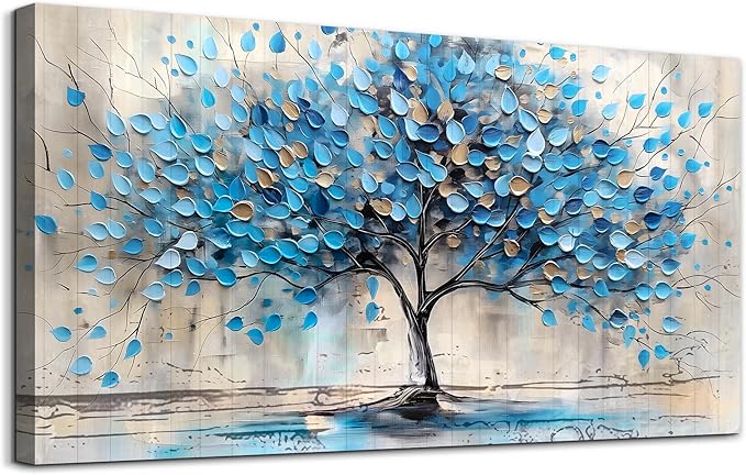 Lapremoly Textured Abstract Wall Pictures Artwork Large Wall Decor