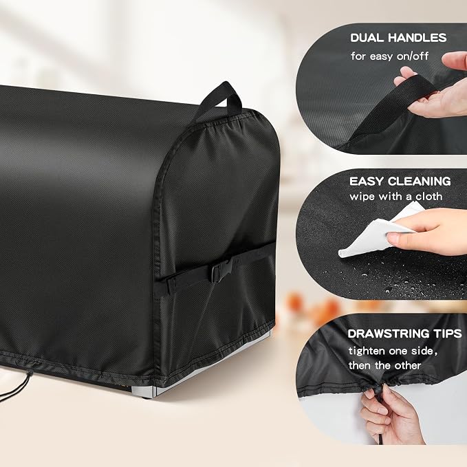 Hot Dog Roller Cover for VEVOR Hot Dog 7/11 Roller, 23inch Hot Dog Grill Cover for Vexon 11-Roller Hotdog Machine, Hotdog Cooker, Warmer,Maker,Toaster-23 L x 19" W x 17" H