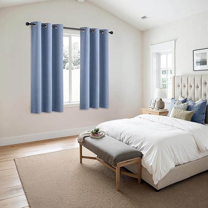 MIULEE Blackout Curtains for Bedroom Living Room 2 Panels, Thermal Insulated
