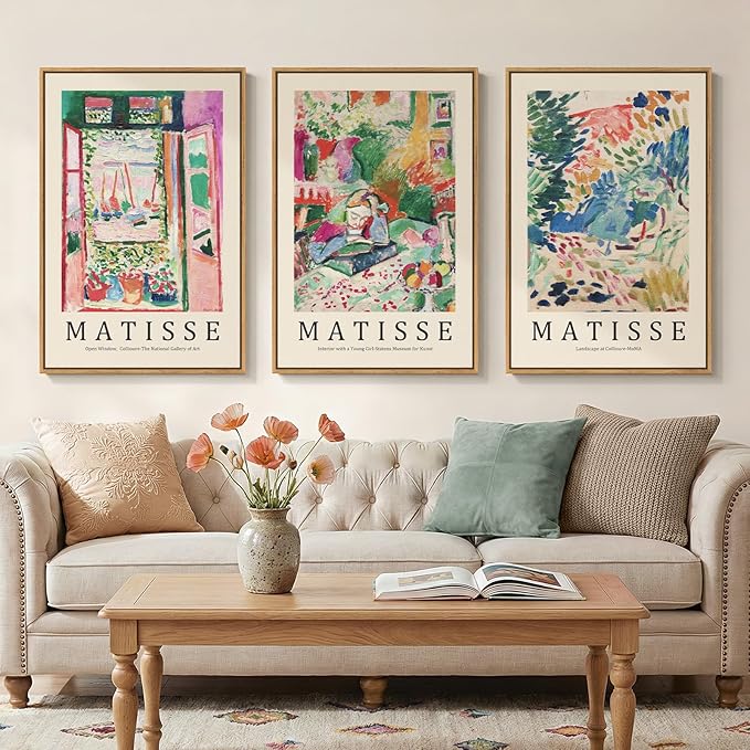Framed Abstract Matisse Wall Art