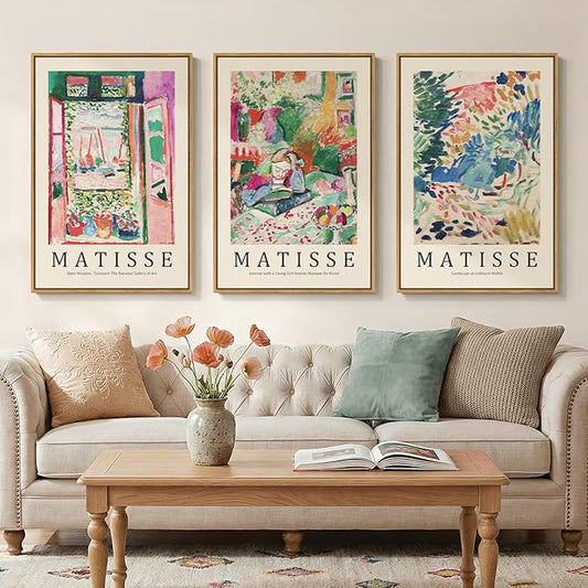 Framed Abstract Matisse Wall Art