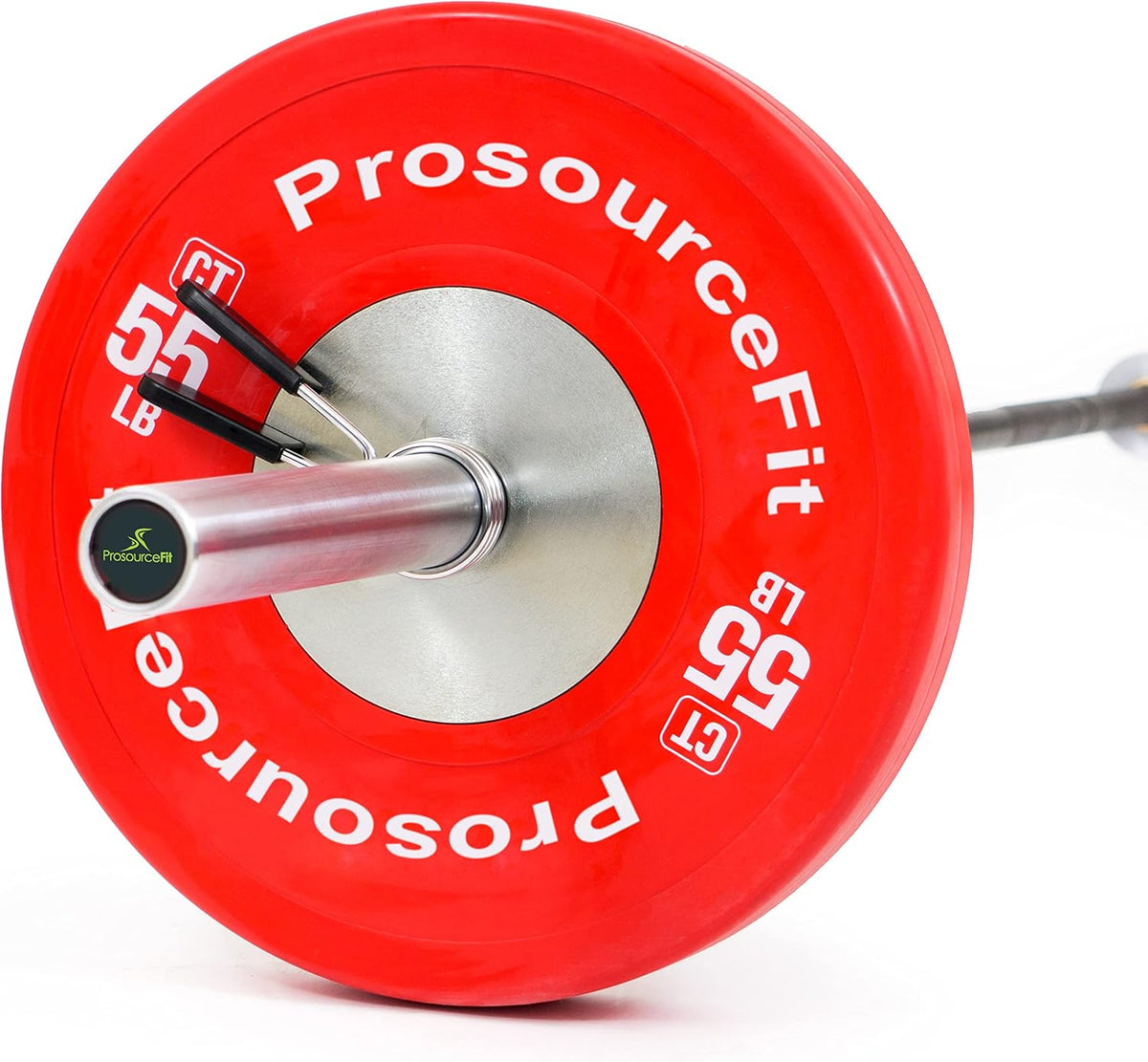 ProsourceFit Olympic Barbell Spring Clip Collars - Easy-Grip Handles for Weightlifting | 2-Inch Pair
