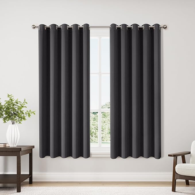 ChrisDowa Blackout Curtains 70 inches Wide
