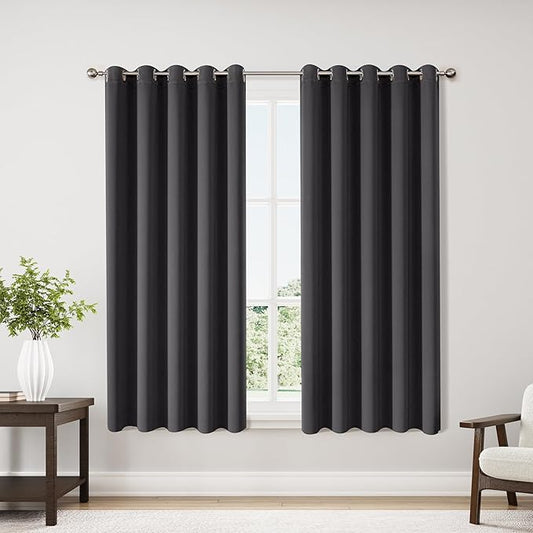 ChrisDowa Blackout Curtains 70 inches Wide