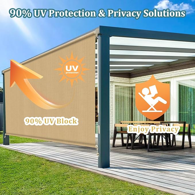 Shade&Beyond Outdoor Roller Shades