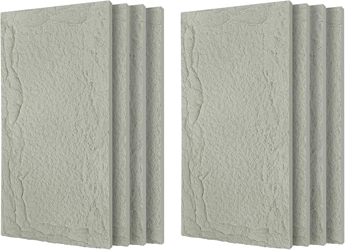3D Faux Stone Wall Panels, Lightweight & Waterproof Accent Marble Stone Skin