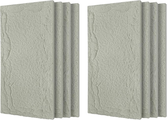 3D Faux Stone Wall Panels, Lightweight & Waterproof Accent Marble Stone Skin