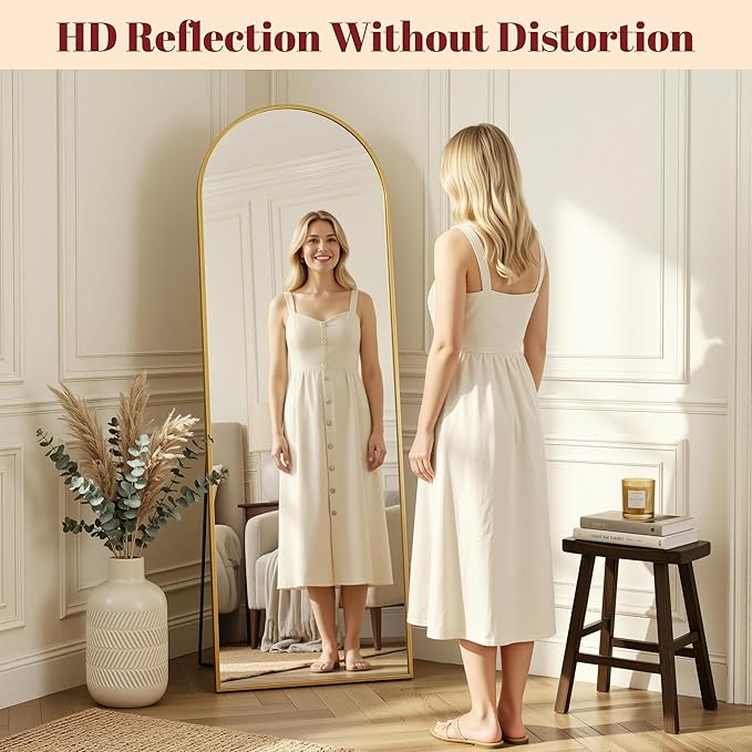 Suidia 81"x41" Arched Full Length Mirror