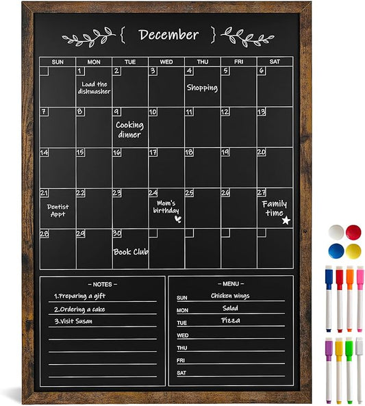Chalkboard Calendar for Wall