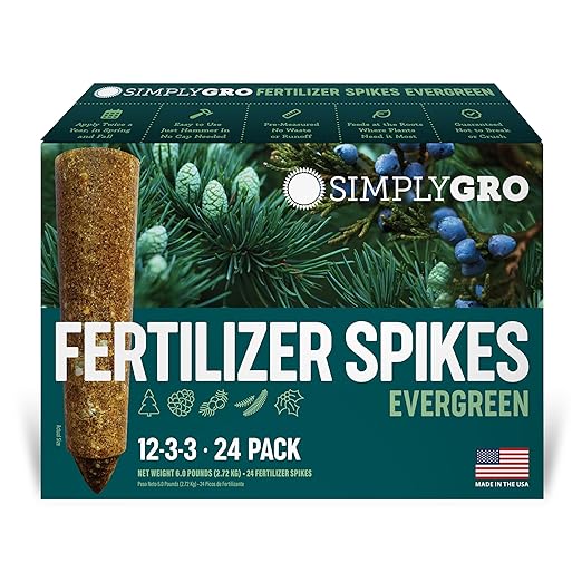 Fertilizer Spikes for Evergreen Trees & Shrubs (24 Spikes - 6.0 Lbs)