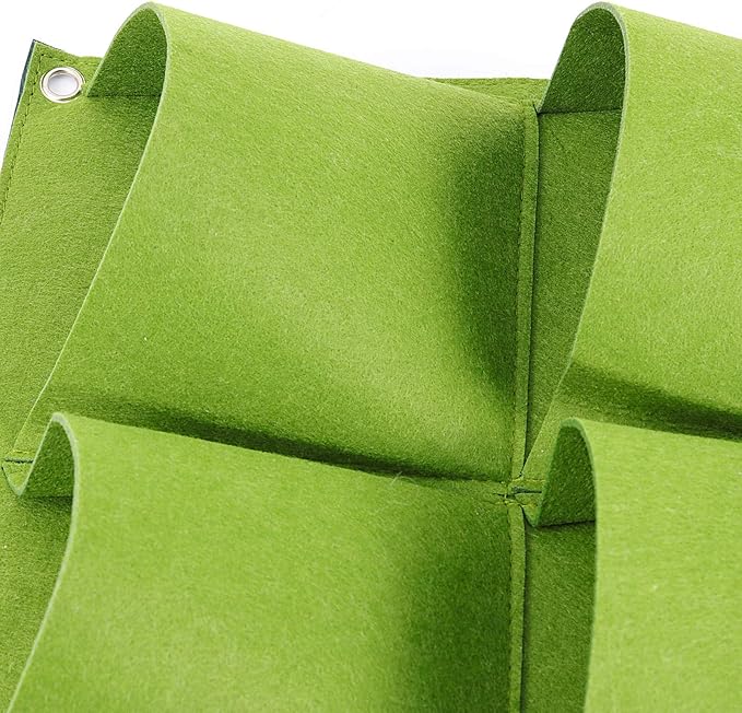 ZOENHOU 2 Pack Total 36 Roomy Pockets Green Vertical Garden Planter,