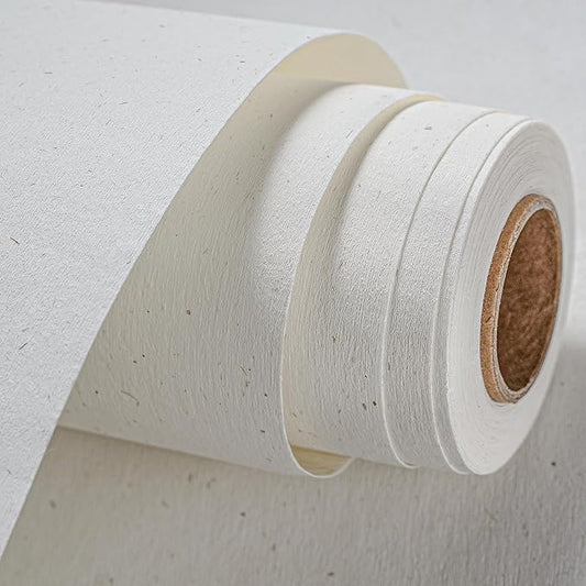 Natural White Wallpaper Grasscloth Textured Peel and Stick Wall